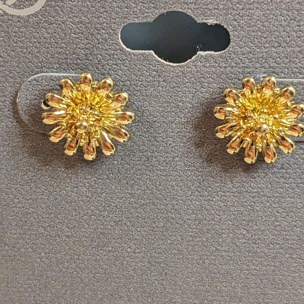 Daisy Fuentes‎ Gold Tone Earrings